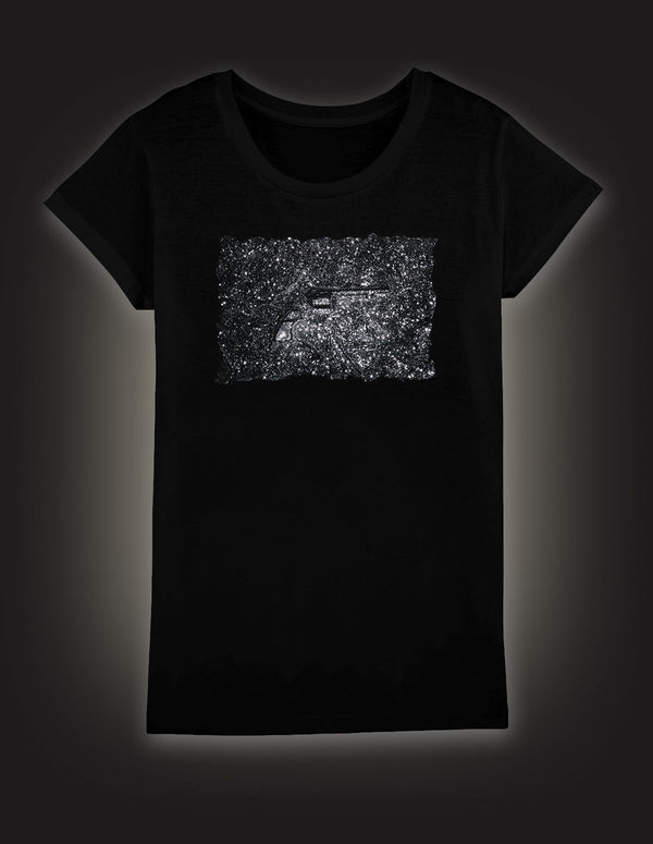 THE YOUNG GODS "Gun" Girl Shirt BLACK