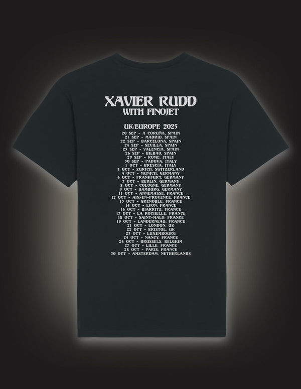 XAVIER RUDD "Tour 2025" T-Shirt BLACK