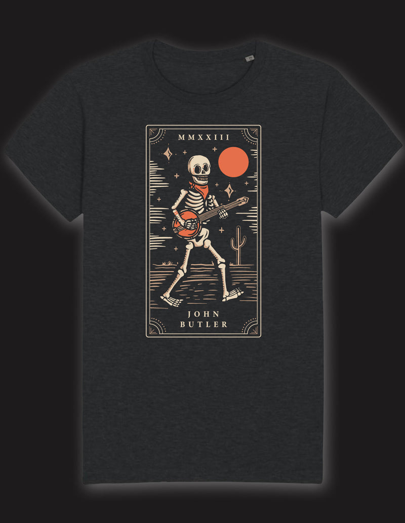 JOHN BUTLER "Skeleton" T-Shirt HEATHER GREY