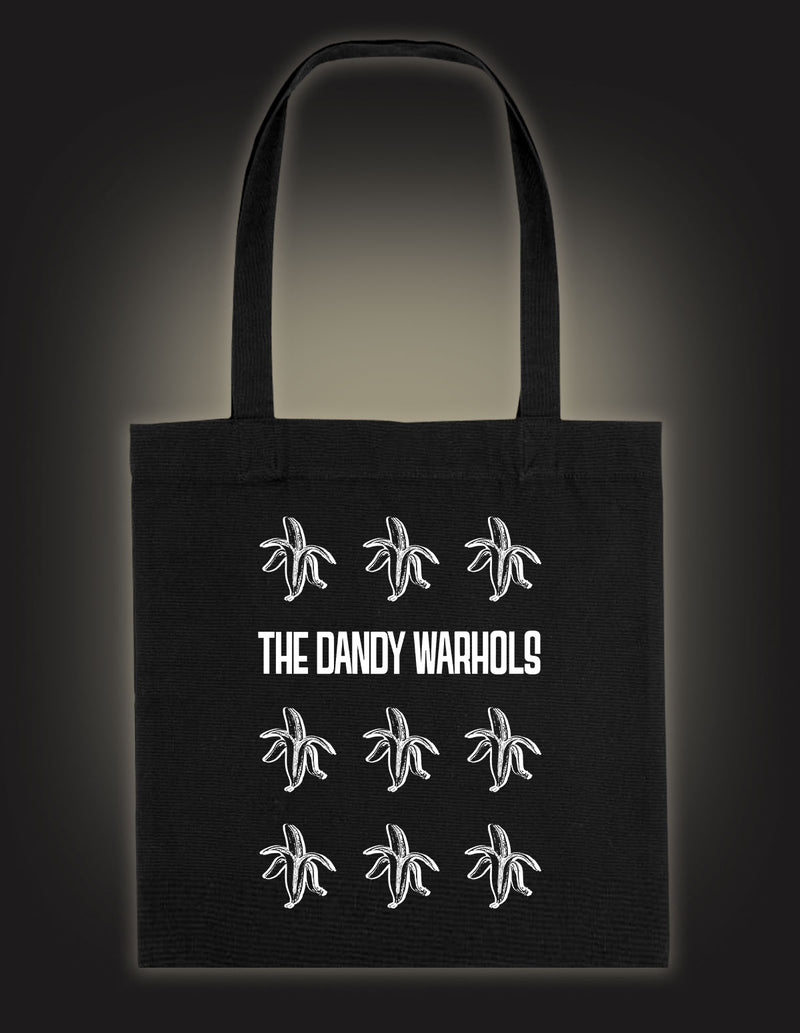 THE DANDY WARHOLS "Logo" Tote Bag BLACK/WHITE
