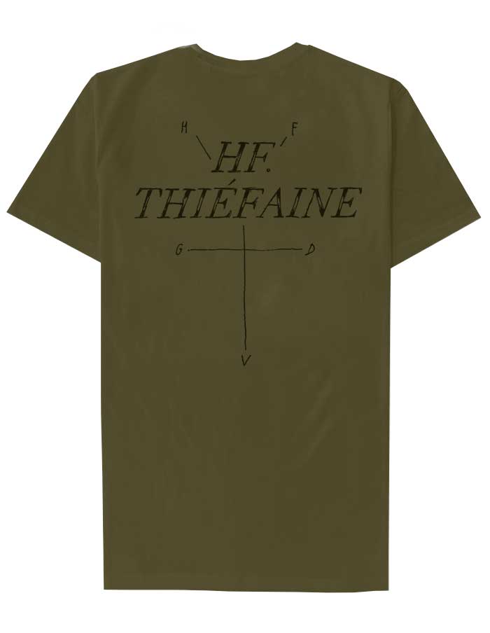 THIEFAINE "Corbeau et Signes" T-Shirt KHAKI