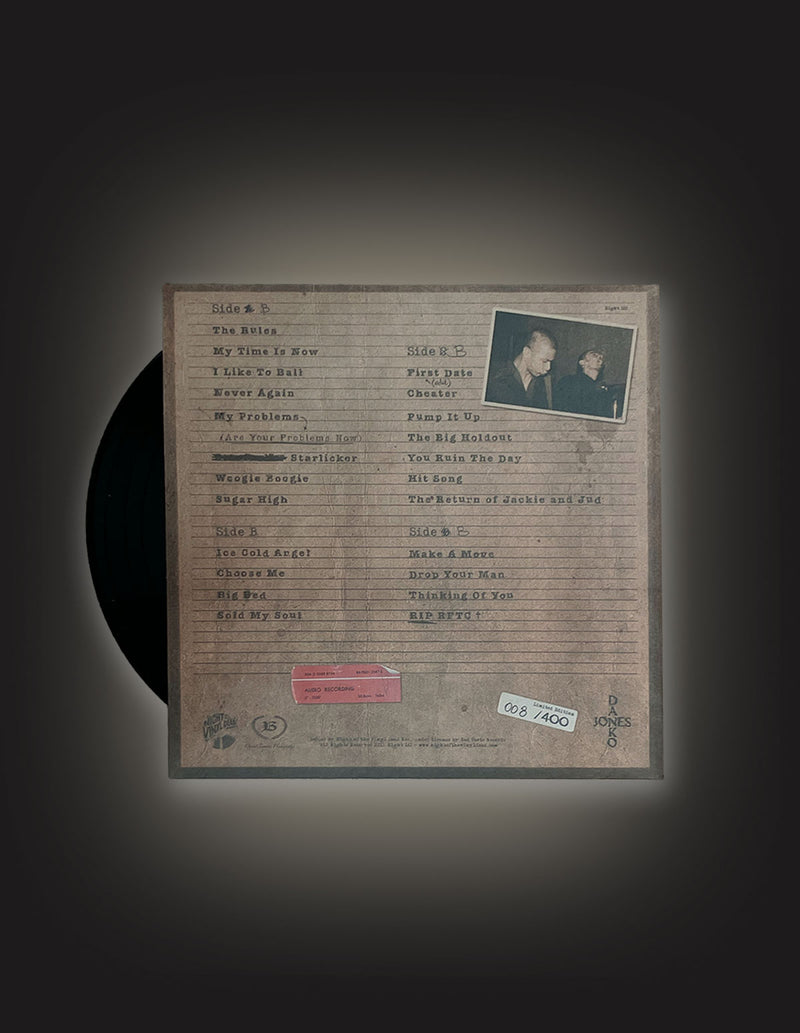 DANKO JONES "B-Sides" Vinyl 2LP BLACK