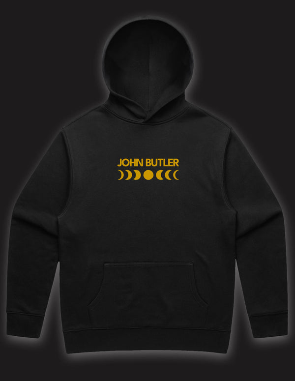 JOHN BUTLER "Skullman" OVERSIZED Hooded Sweatshirt BLACK