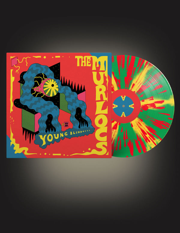 THE MURLOCS "Young Blindness" Vinyl LP YELLOW/GREEN with RED Splatter