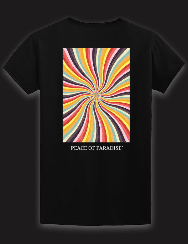 SEAN KOCH "Peace Of Paradise" T-Shirt BLACK