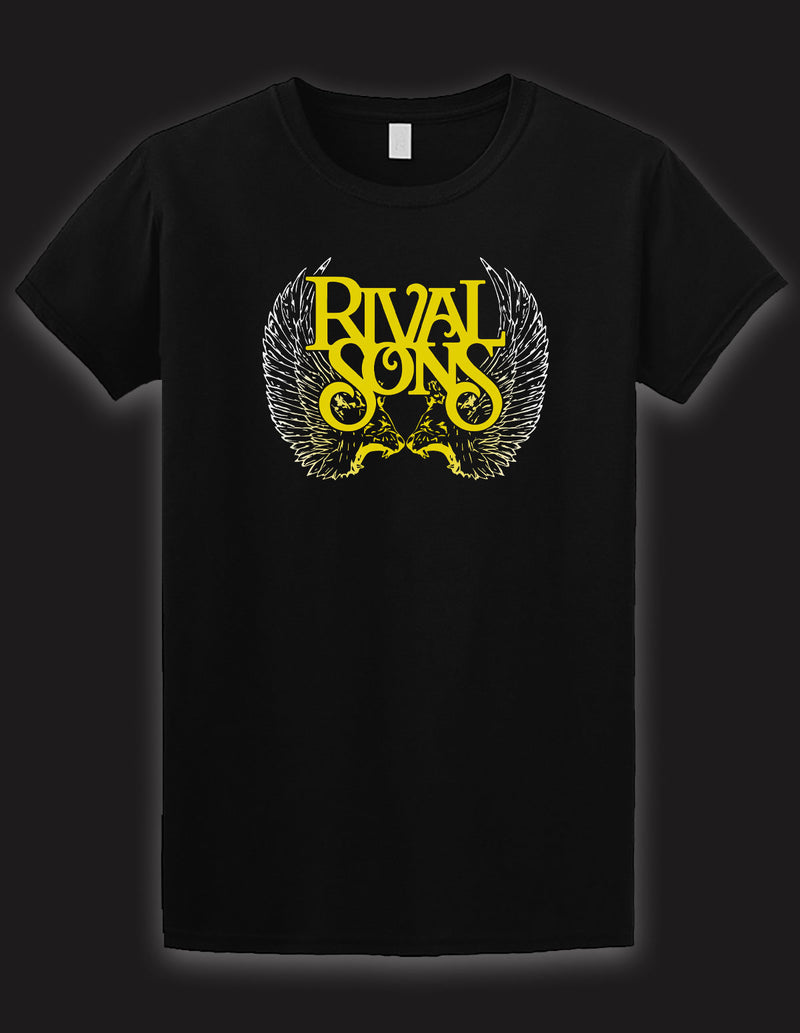 RIVAL SONS "Insignia (Lightbringer Yellow)" T-Shirt BLACK