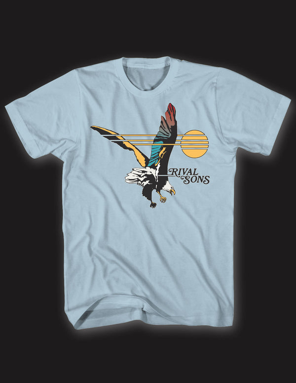 RIVAL SONS "Wings" T-Shirt SERENE BLUE