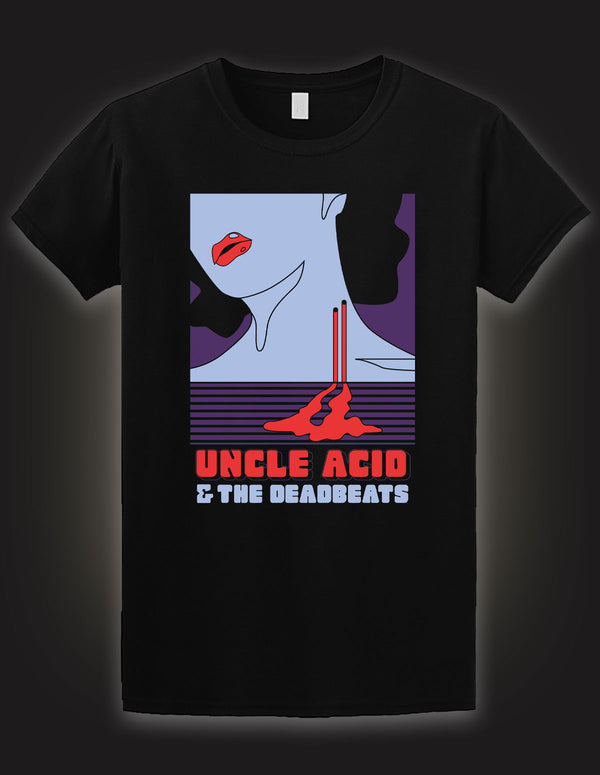 UNCLE ACID & THE DEADBEATS "Neck" T-Shirt BLACK