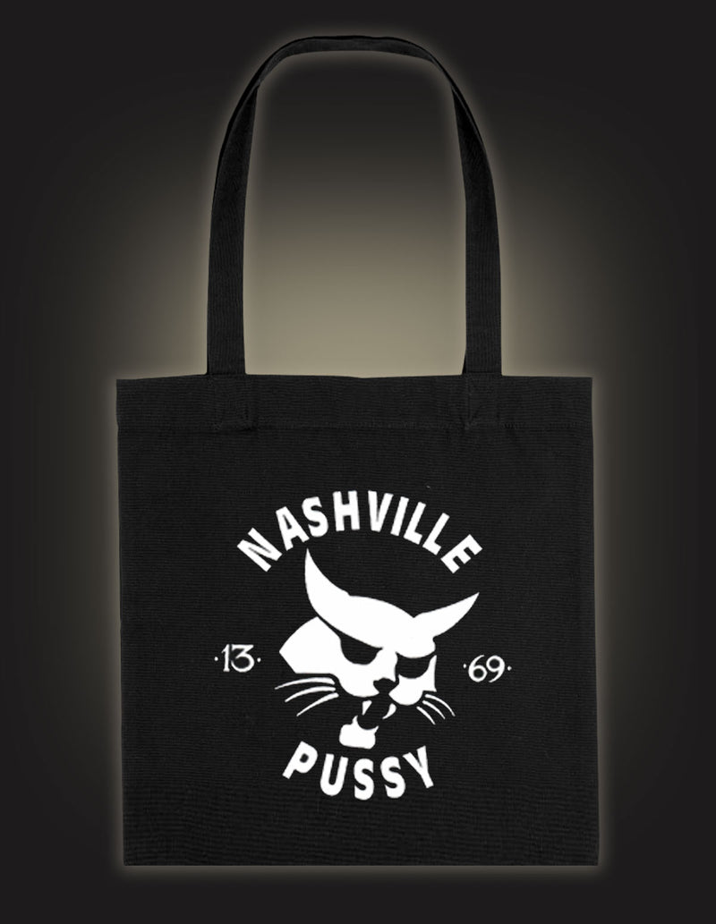 NASHVILLE PUSSY "Pussycat" Tote Bag BLACK