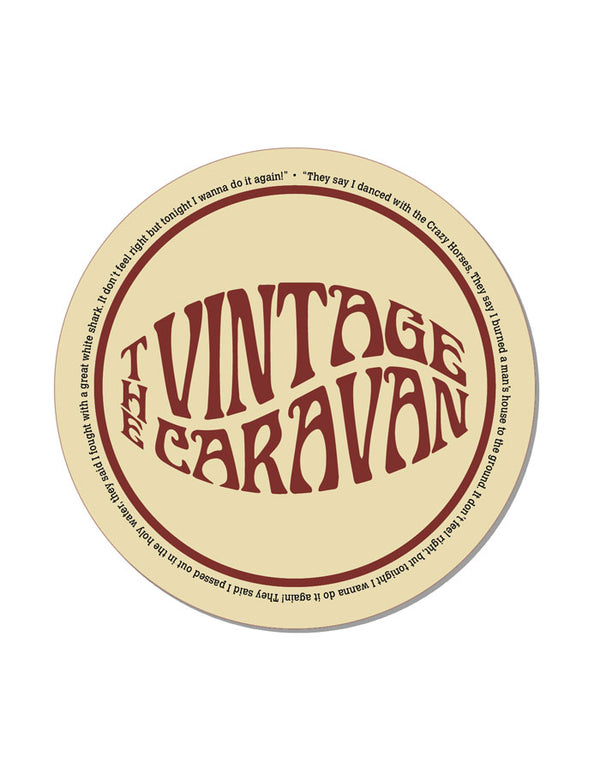 THE VINTAGE CARAVAN Coaster