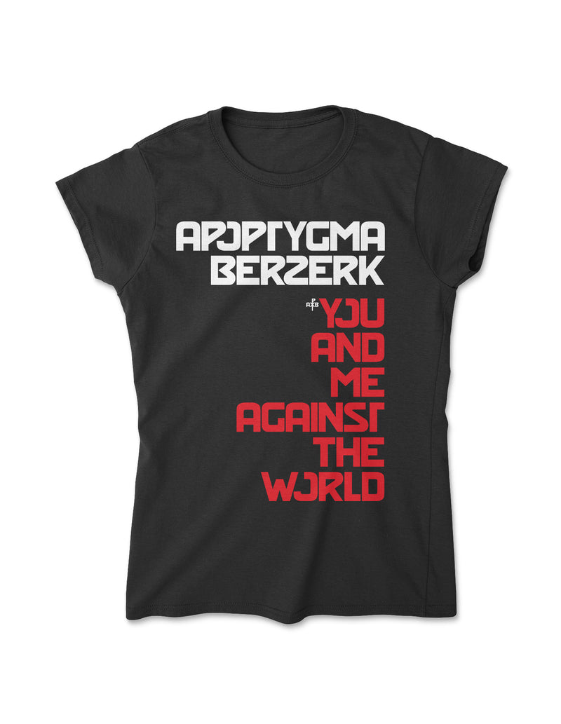 APOPTYGMA BERZERK "You And Me" Girls-Shirt BLACK