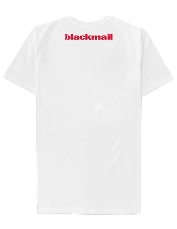 BLACKMAIL "Friend Or Foe" T-Shirt WHITE