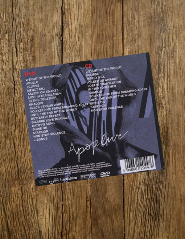 APOPTYGMA BERZERK "Imagine There's No Lennon (Live)" CD+DVD