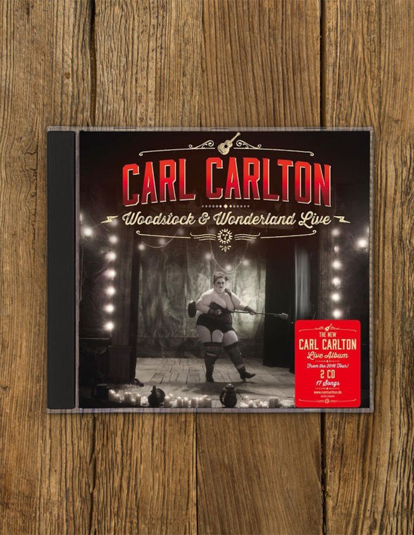 CARL CARLTON "Woodstock and Wonderland Live" 2-DISC CD