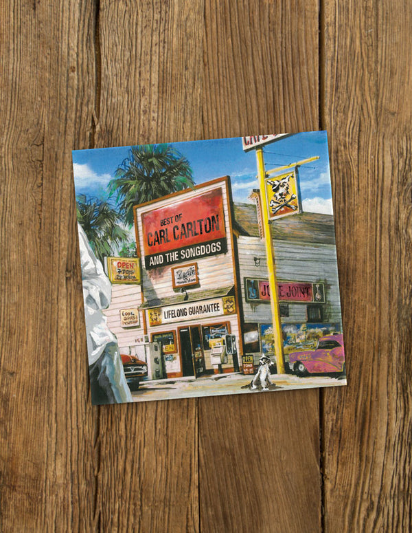 CARL CARLTON & THE SONGDOGS "Lifelong Guarantee" DOUBLE CD - MINI VINYL LOOK