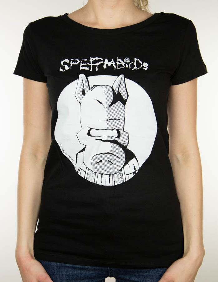 SPERMBIRDS "Pig Classic" Girl Shirt BLACK