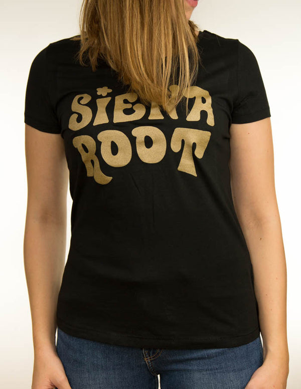 SIENA ROOT "Classic Logo" Girl Shirt BLACK