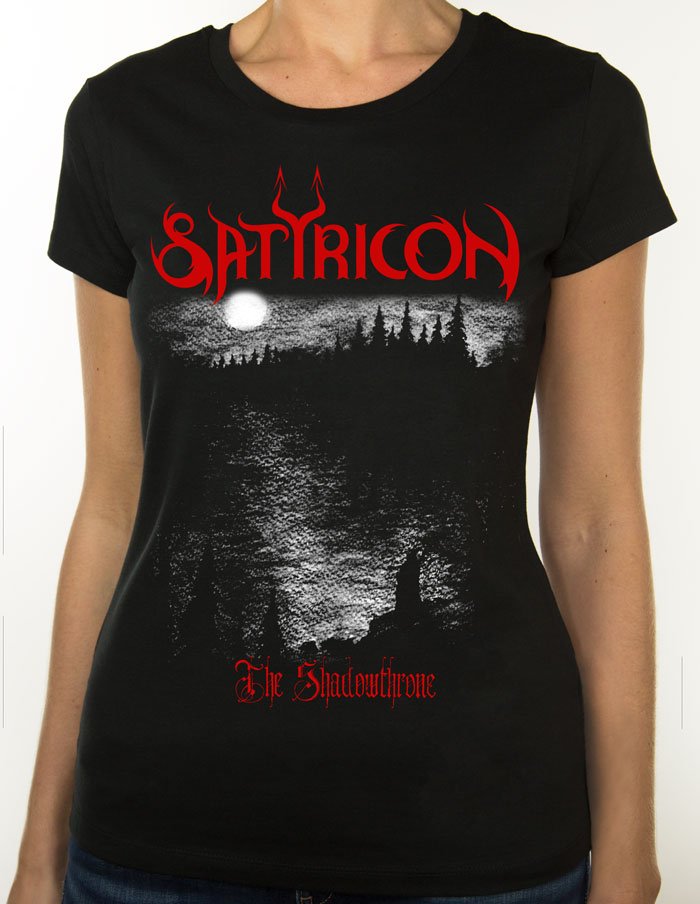 SATYRICON "Shadowthrone" GIRLIE-Shirt BLACK