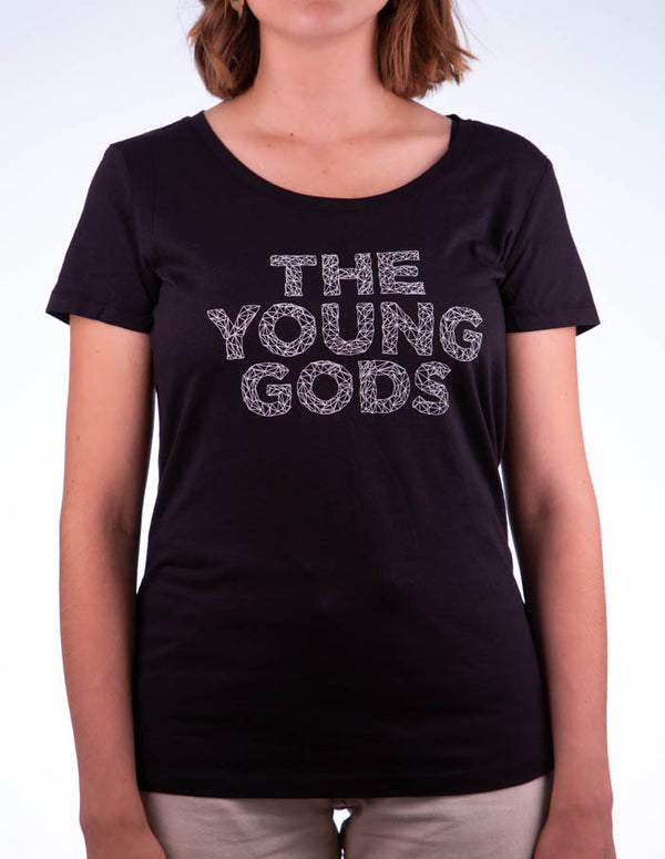 THE YOUNG GODS "Typo" Girls-Shirt BLACK