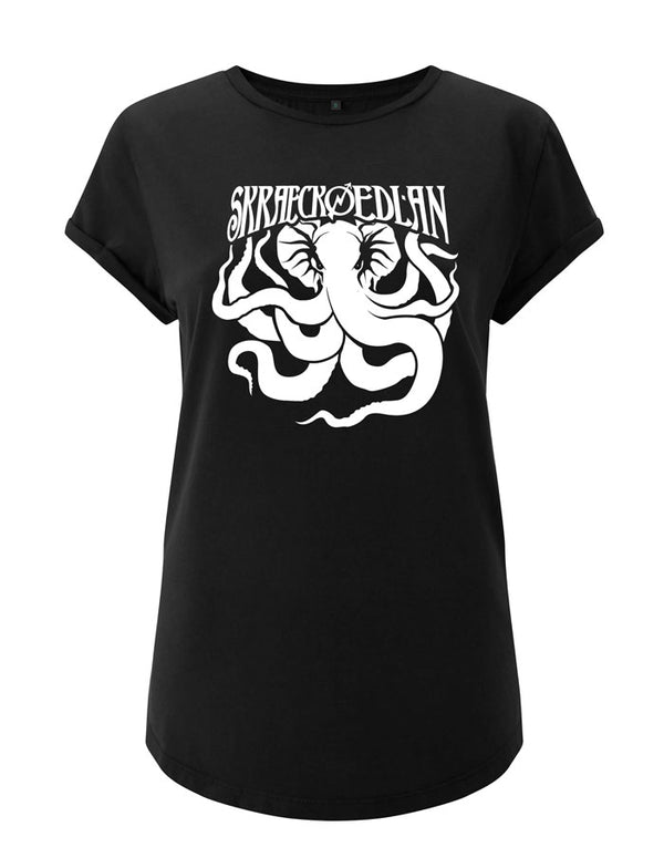 SKRAECKOEDLAN "Elephantopuss" Girls-Shirt BLACK