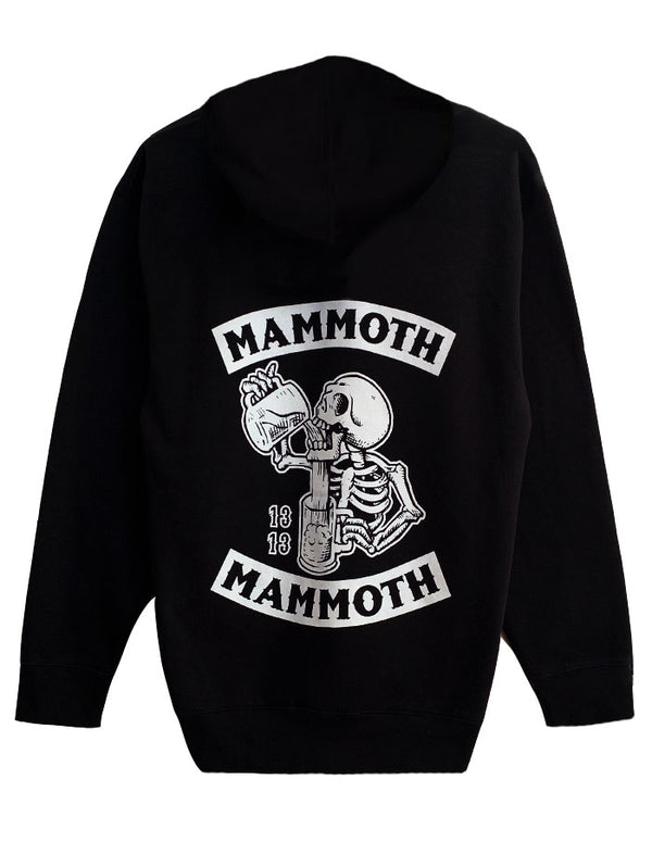 MAMMOTH MAMMOTH - "Drunken Skull" Hoodie BLACK