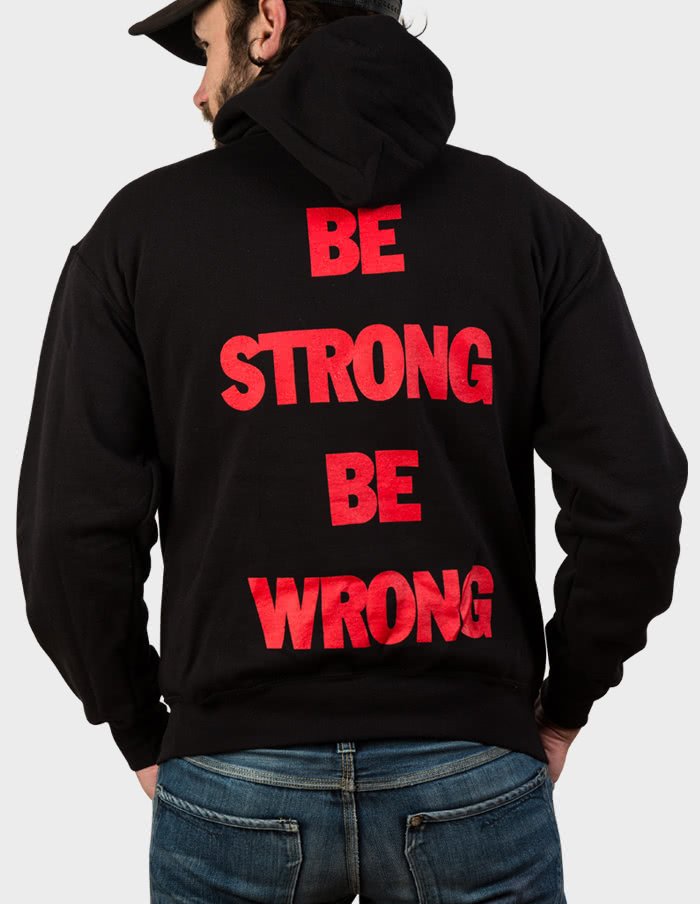 NOMEANSNO "Wrong" Hoodie Sweater BLACK