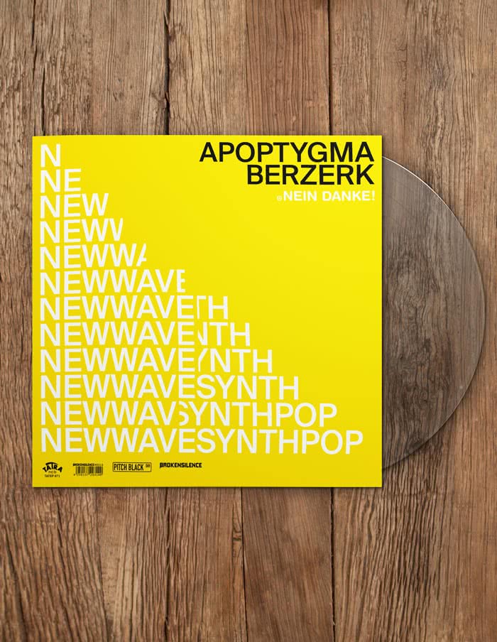 APOPTYGMA BERZERK "Nein Danke!" 12" EP (CRYSTAL CLEAR VINYL)
