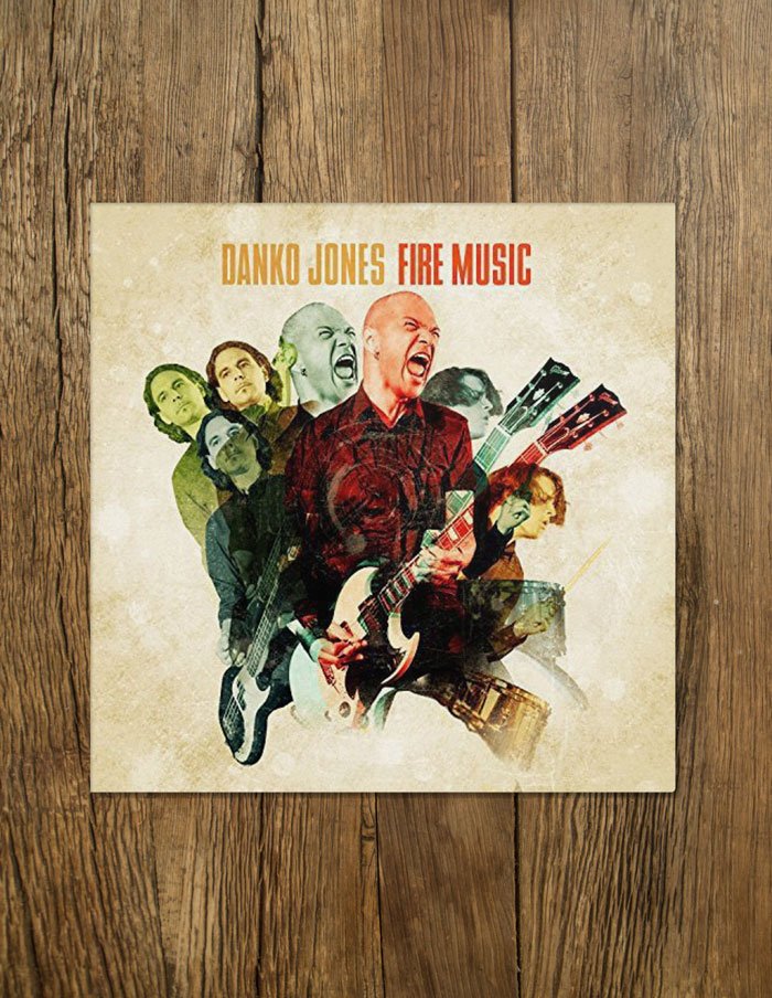 DANKO JONES "Fire Music" Vinyl LP BLACK