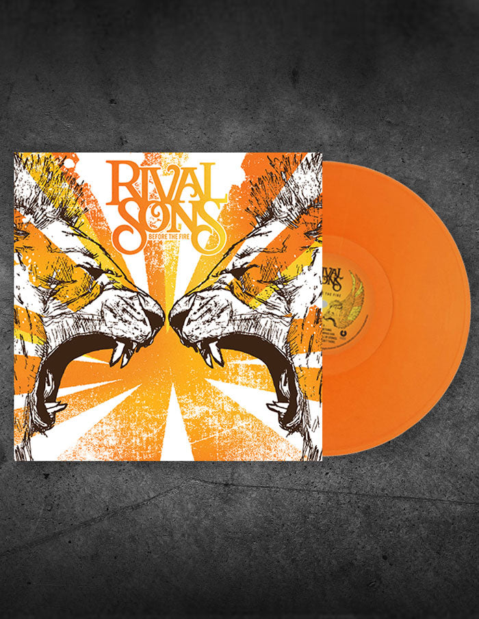 RIVAL SONS "Before The Fire" LP Translucent Orange