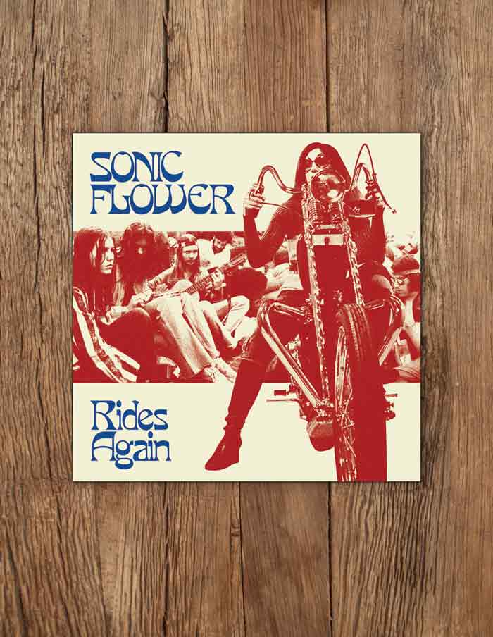 SONIC FLOWER "Rides again" LP BLACK