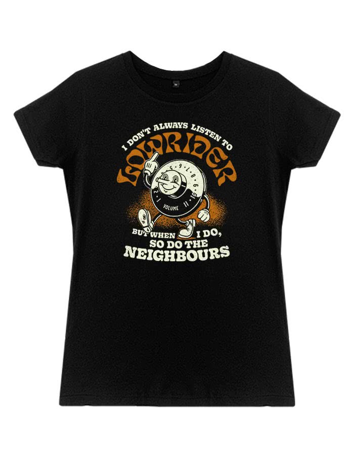 LOWRIDER "Neighbours" Girls-Shirt BLACK