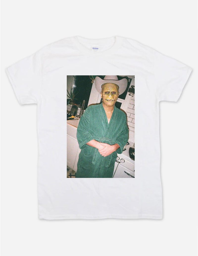 MAC DEMARCO "Lizard Man Robe" T-Shirt WHITE