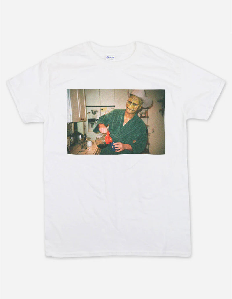 MAC DEMARCO "Lizard Man Coffee" T-Shirt WHITE