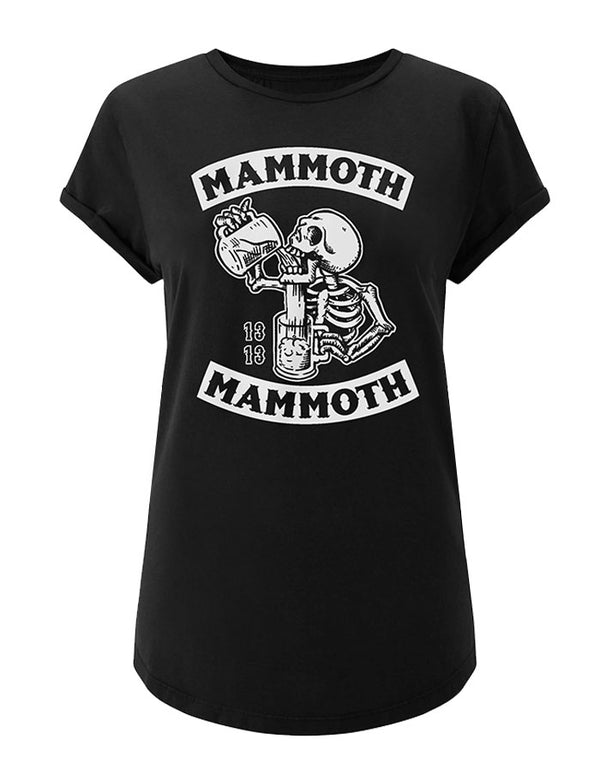 MAMMOTH MAMMOTH "Drunken Skull" Girls-Shirt BLACK