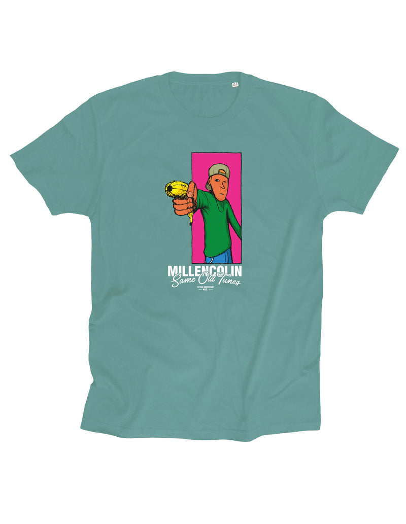 MILLENCOLIN "Same Old Tunes" T-Shirt Teal Monstera