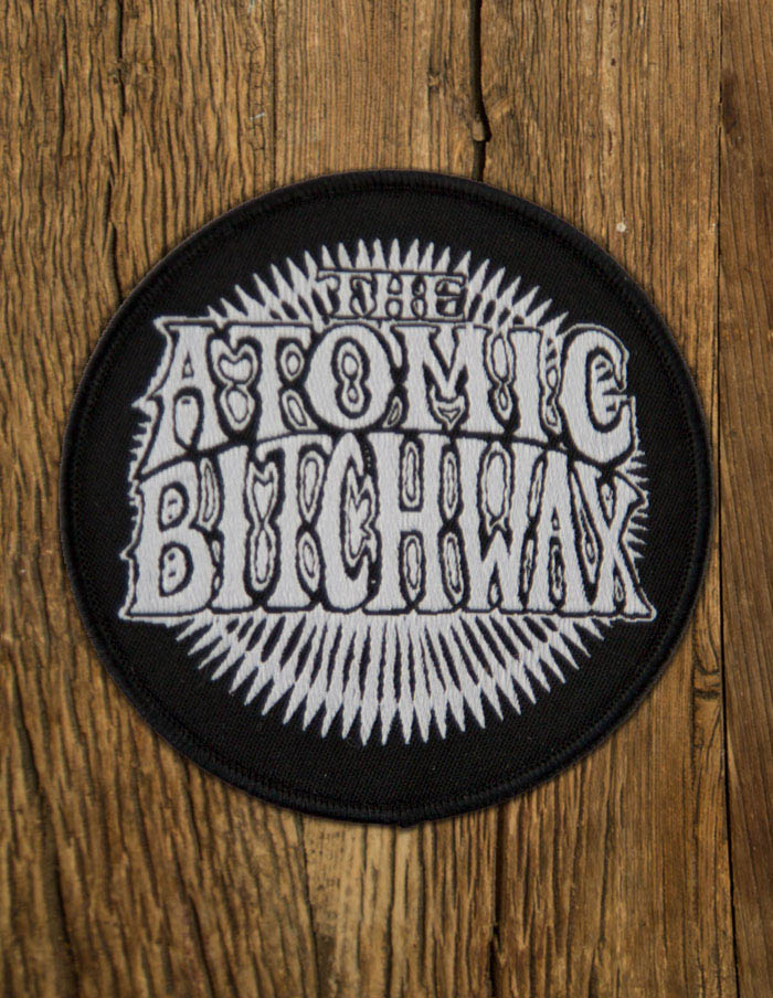 THE ATOMIC BITCHWAX "Logo" Patch BLACK sew on