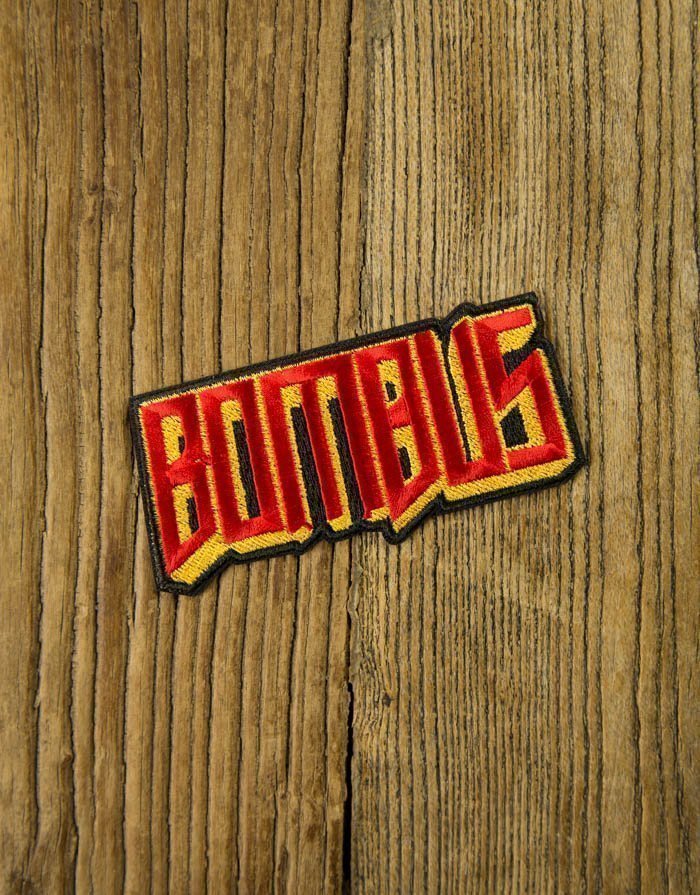 BOMBUS "Logo" Cut-out Patch RED