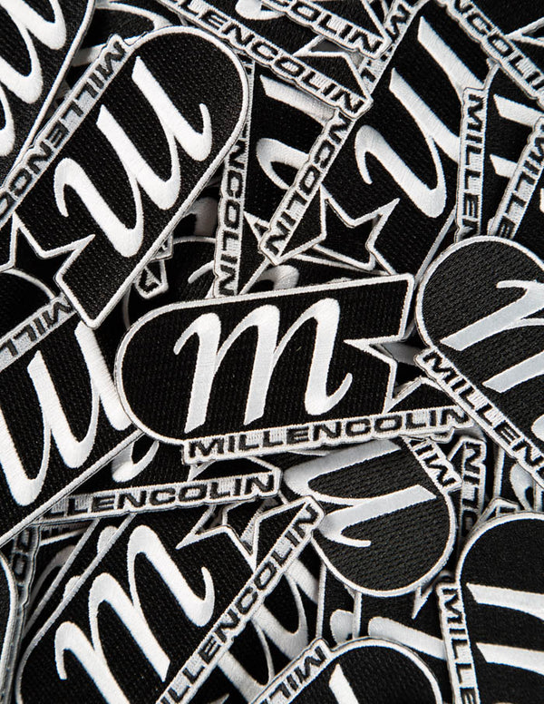 MILLENCOLIN "Logo" Patch  BLACK/WHITE