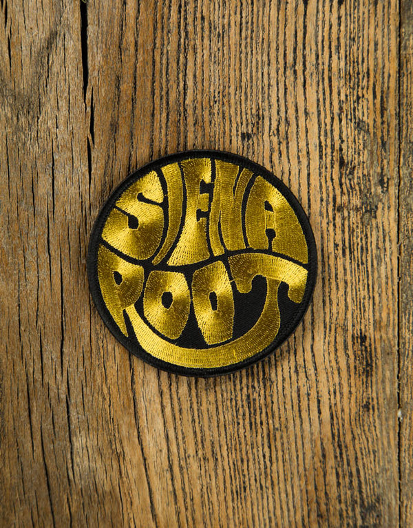 SIENA ROOT "Logo Gold" Patch BLACK