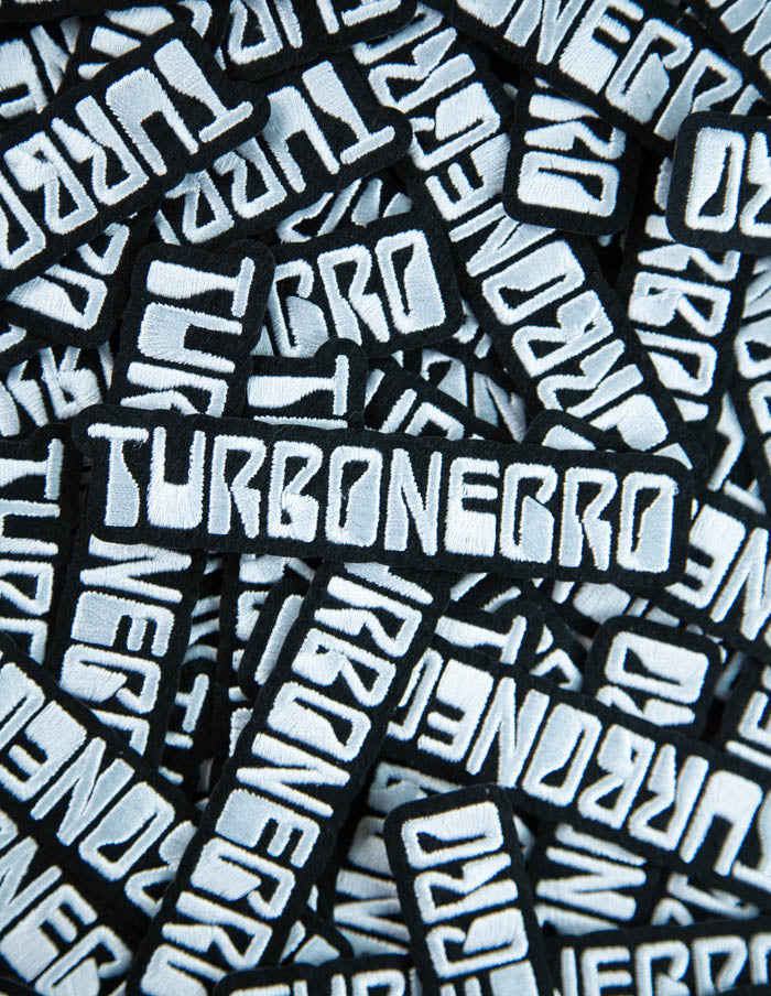 TURBONEGRO "80s Logo" Patch BLACK/WHITE