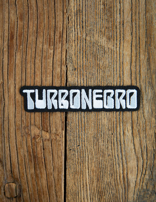 TURBONEGRO "80s Logo" Patch BLACK/WHITE