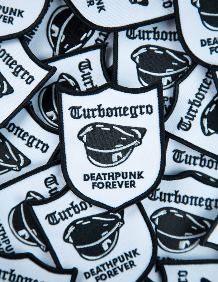 TURBONEGRO "Deathpunk Forever" Patch BLACK/WHITE