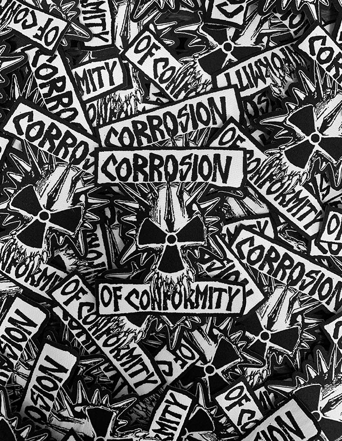 Corrosion of Conformity "Skull Logo" Woven Patch