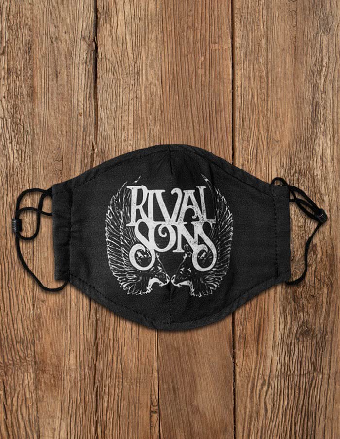 RIVAL SONS "Insignia" Face Mask BLACK