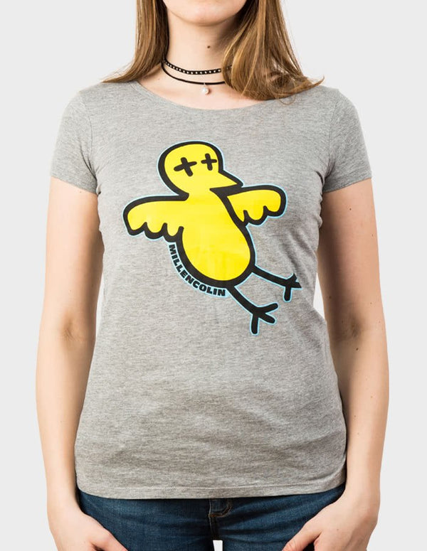 MILLENCOLIN "Bird" Girl Shirt LIGHT HEATHER GREY