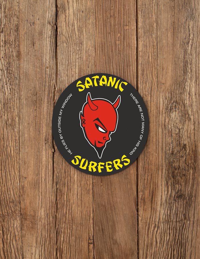SATANIC SURFERS "China Town" OUTDOOR STICKER