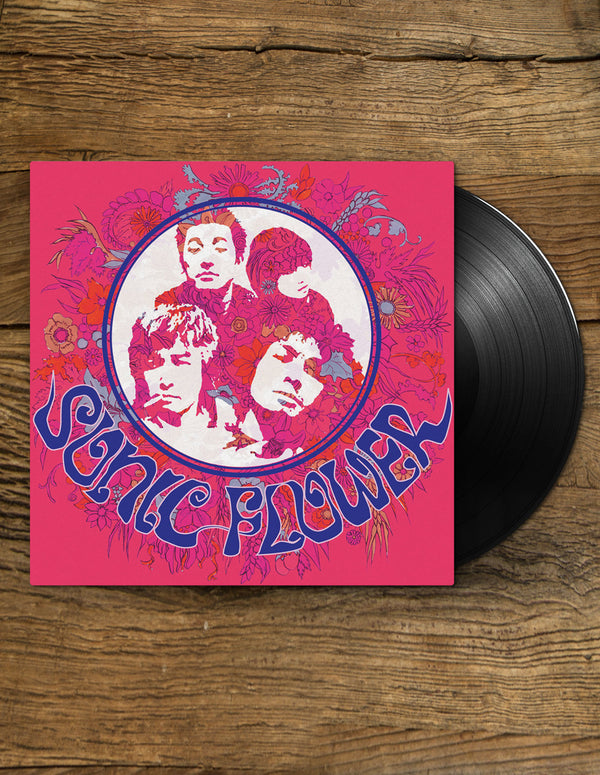 SONIC FLOWER "Sonic Flower" PINK Cover Edition LP BLACK