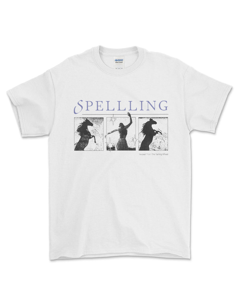 SPELLLING "Awaken" T-Shirt WHITE