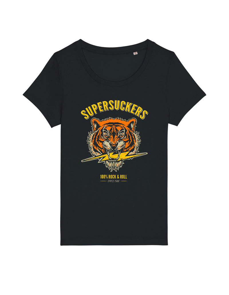 SUPERSUCKERS "Tiger" Girls Shirt BLACK