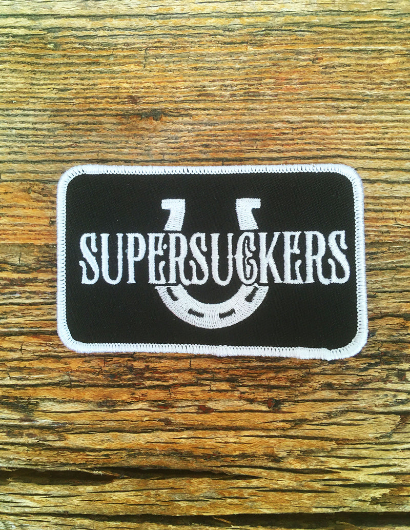 SUPERSUCKERS "Horseshoe" Patch BLACK/WHITE
